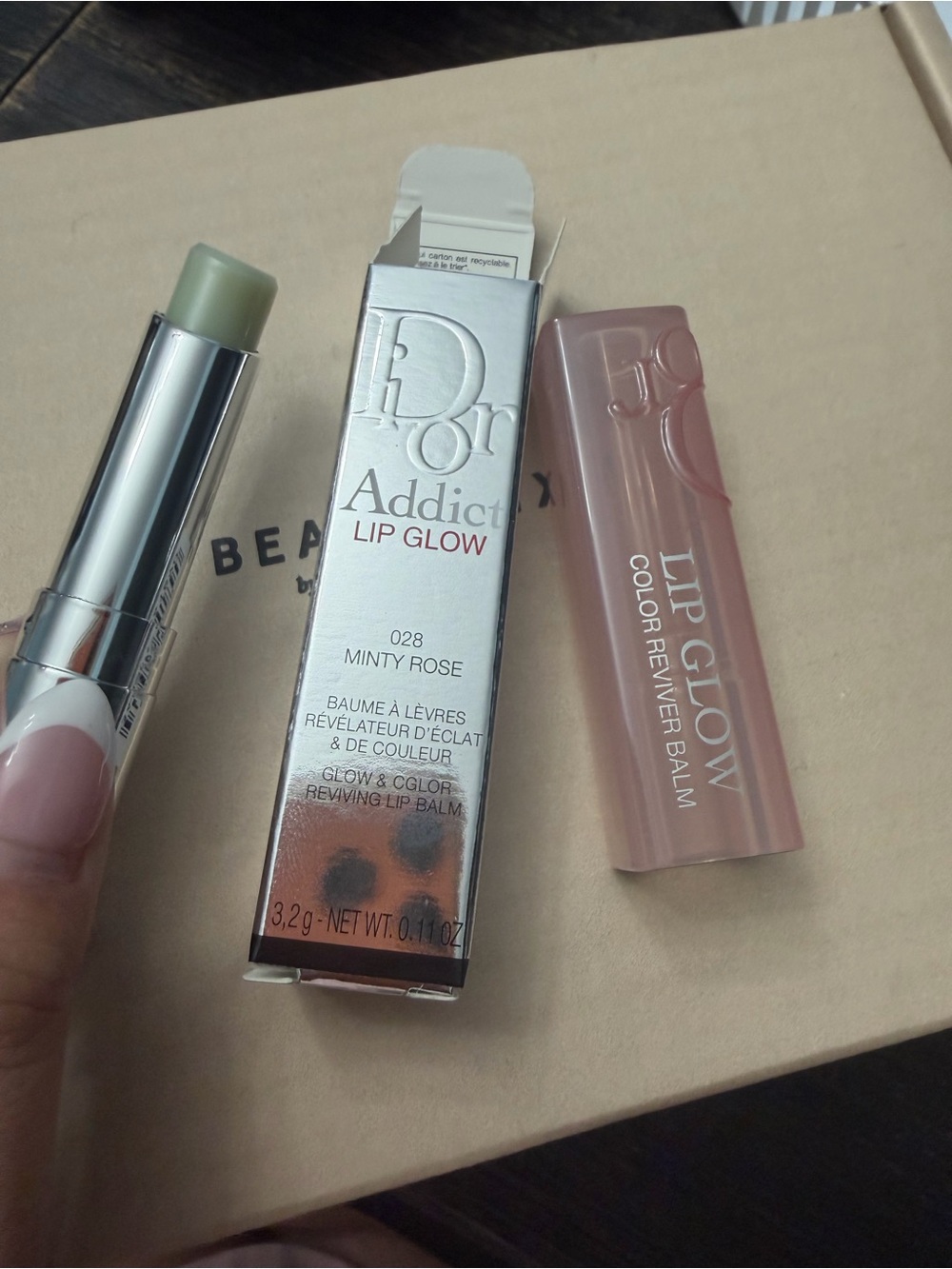 DIOR ADDICT LIP GLOW 028 Minty Roses